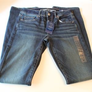 American Eagle Kick Boot Aeo Denim Jeans Mid Rise